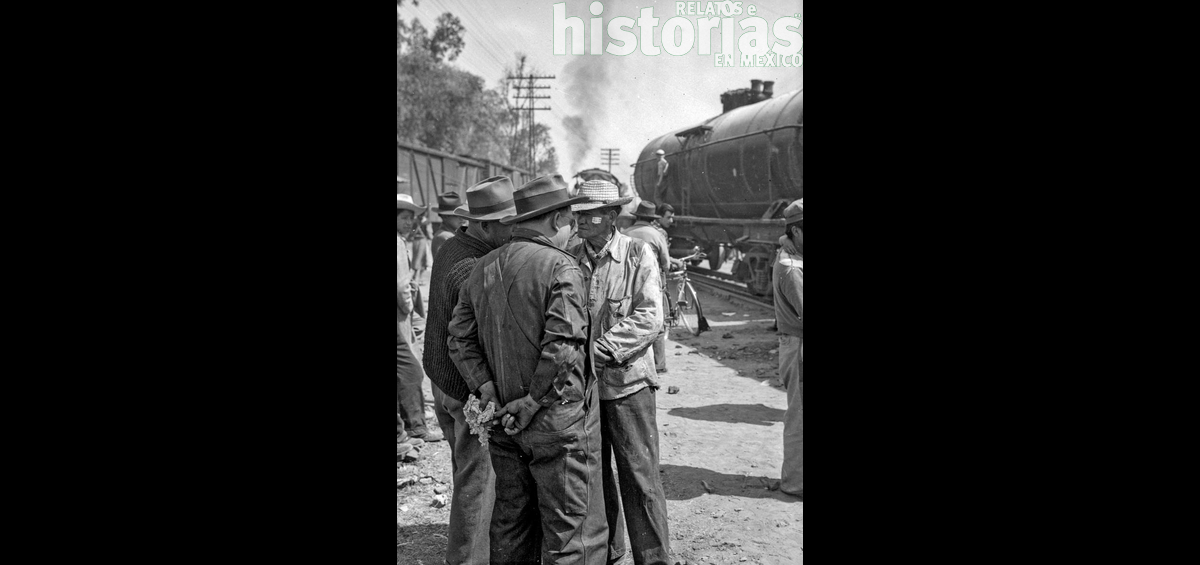 A pesar del golpe a la organización ferrocarrilera asestado por el líder Jesús el Charro Díaz de León, los obreros de esta industria lograron reorganizarse durante la década de 1950, aunque lo hicieron de forma semiclandestina.

 

FOTOGRAFÍA ANÓNIMA, FERROCARRILEROS JUNTO A UN CARRO-TANQUE, CA. 1950. © (INV. 31717) SECRETARÍA DE CULTURA.INAH.SINAFO.FN.MX